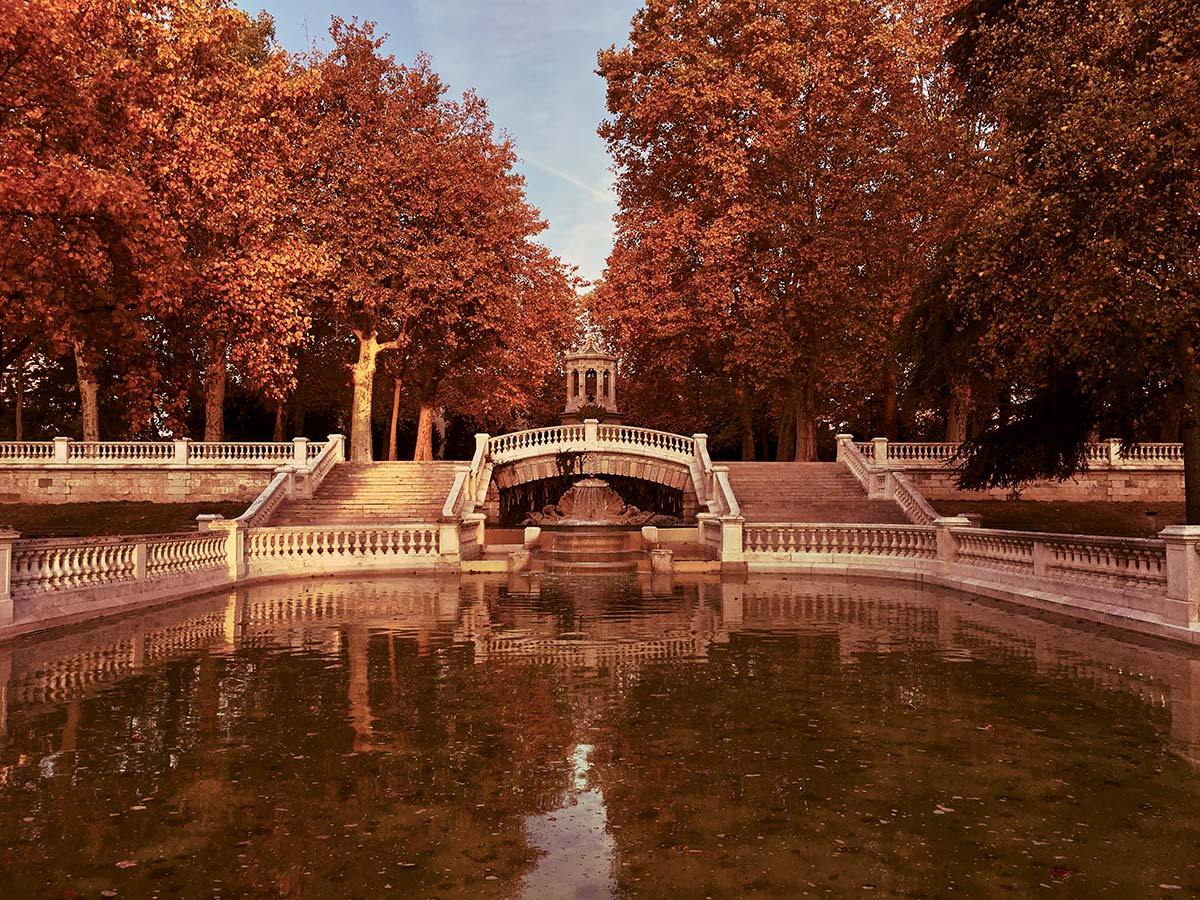 Fountain in the Jardin Darcy, Dijon